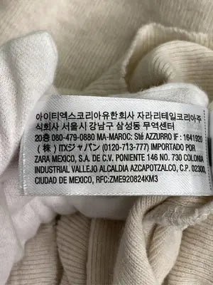 ZARA/ザラ/Tシャツ/カットソー/トップス/ベージュ/USA M