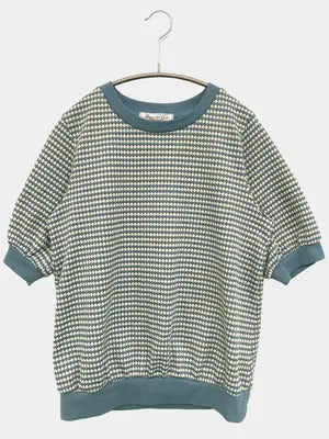 As know as plus/アズノゥアズプラス/Tシャツ/カットソー/トップス/ブルー/F