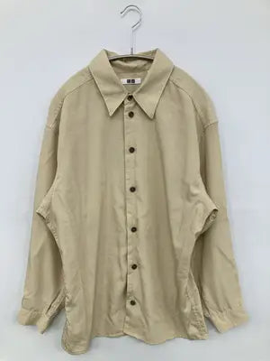 UNIQLO/ユニクロ/シャツ/ブラウス/トップス/ベージュ/S