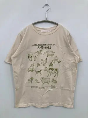 As know as plus/アズノゥアズプラス/Tシャツ/カットソー/トップス/ベージュ/F