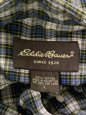 Eddie Bauer/エディーバウアー/シャツ/ブラウス/トップス/ブルー/L