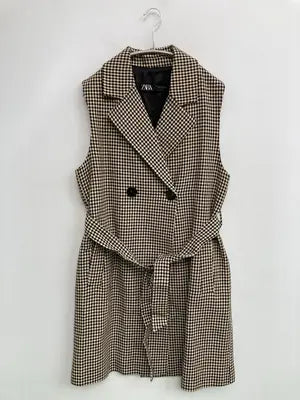 ZARA/ザラ/ベスト/トップス/ブラック/USA M