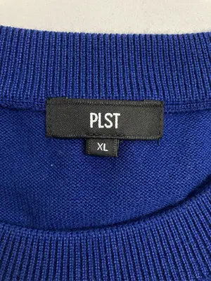 PLST/プラステ/ニット/セーター/トップス/ブルー/XL