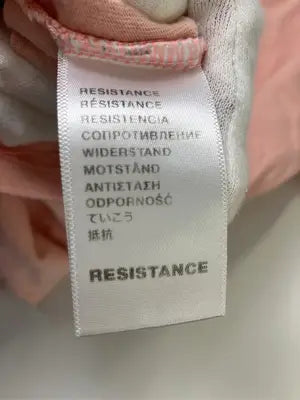 RESISTANCE/Tシャツ/カットソー/トップス/ピンク/L