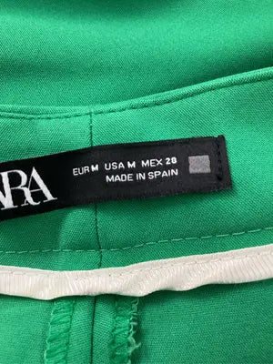 ZARA/ザラ/スラックス/パンツ/グリーン/USA M