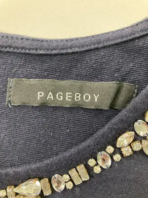 PAGEBOY/ページボーイ/シャツ/ブラウス/トップス/ネイビー/F