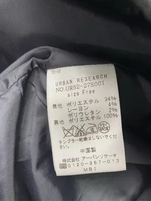 URBAN RESEARCH/アーバンリサーチ/チェスターコート/ジャケット/アウター/ブラック/Free