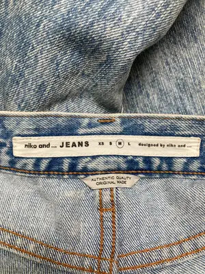 NIKO AND...JEANS/ニコアンドジーンズ/デニムパンツ/パンツ/スカイブルー/M