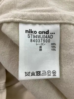 niko and .../ニコアンド/テーラードジャケット/ジャケット/アウター/ベージュ/3