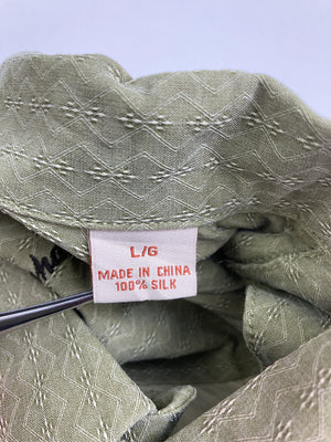 シャツ/ブラウス/トップス/グリーン/L