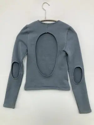 ZARA/ザラ/Tシャツ/カットソー/トップス/グレー/EUR XS-S