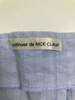 continuer de NICE CLAUP/コンティニューデナイスクラップ/シャツ/ブラウス/トップス/スカイブルー