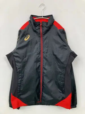 asics/アシックス/ジャージ/トラックジャケット/トップス/ブラック/M