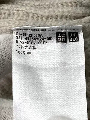 UNIQLO U/ユニクロユー/ニット/セーター/トップス/ベージュ/XL