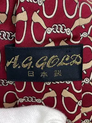 A.G.GOLD/ネクタイ/ファッション雑貨/レッド