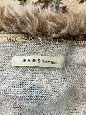 axes femme/アクシーズファム/チュニック/ワンピース/ドレス/ベージュ/M