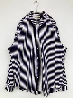 EDIFICE/エディフィス/シャツ/ブラウス/トップス/ネイビー/L