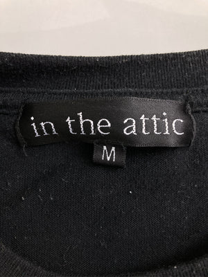 in the attic/Tシャツ/カットソー/トップス/ブラック/M