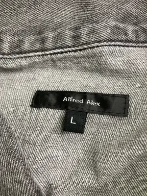 alfred alex/アルフレッドアレックス/デニムジャケット/ジャケット/アウター/グレー/L