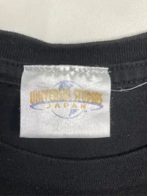 UNIVERSAL STUDIOS/ユニバーサルスタジオ/Tシャツ/カットソー/トップス/ブラック/M  チェスト88～96  身長165～175