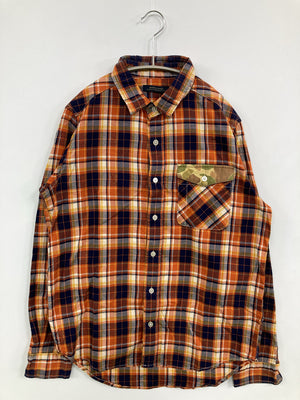 modem design/シャツ/ブラウス/トップス/オレンジ/2