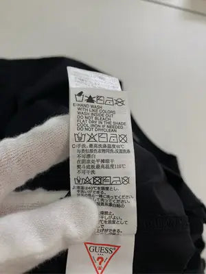 GUESS/ゲス/Tシャツ/カットソー/トップス/ブラック/XL