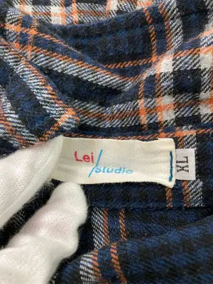 Lei studio/シャツ/ブラウス/トップス/ネイビー/XL