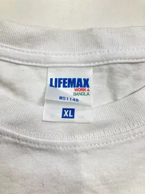 LIFEMAX/ライフマックス/Tシャツ/カットソー/トップス/ホワイト/XL