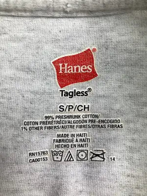 Hanes/ヘインズ/Tシャツ/カットソー/トップス/グレー/S