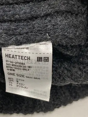 UNIQLO/ユニクロ/ニットキャップ/ビーニー/帽子/ブラック/ONE SIZE