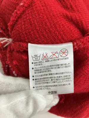 ニットキャップ/ビーニー/帽子/レッド/M(50-54cm)