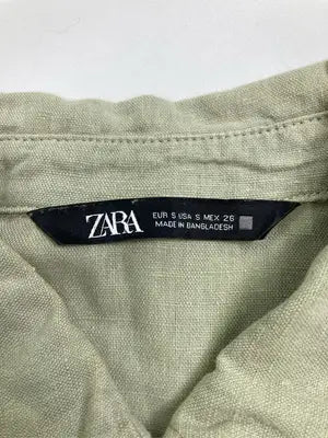ZARA/ザラ/シャツワンピース/ワンピース/ドレス/カーキ/EUR S/USA S/MEX 26