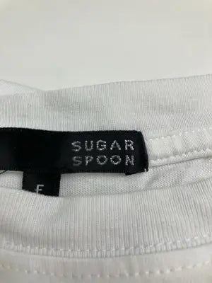SUGAR SPOON/シュガースプーン/Tシャツ/カットソー/トップス/ホワイト/F