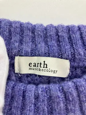 earth music&ecology/アースミュージックアンドエコロジー/ニット/セーター/トップス/パープル/F