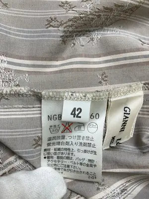 GIANNI LO GIUDICE/シャツ/ブラウス/トップス/ベージュ/42