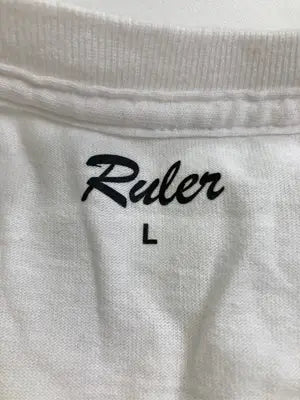 Ruler/Tシャツ/カットソー/トップス/ホワイト/L