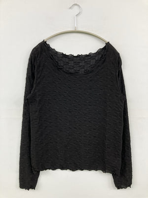 Heather/ヘザー/シャツ/ブラウス/トップス/ブラック/F