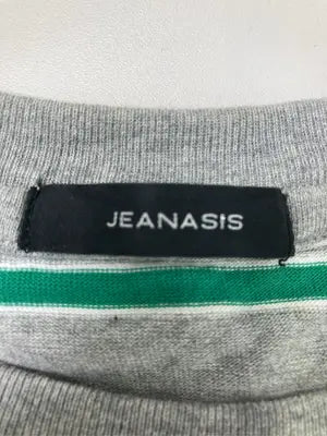 JEANASIS/ジーナシス/Tシャツ/カットソー/トップス/グレー/F