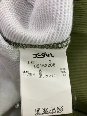 X-GIRL/エックスガール/Tシャツ/カットソー/トップス/グリーン/2