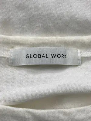 GLOBAL WORK/グローバルワーク/Tシャツ/カットソー/トップス/アイボリー/F