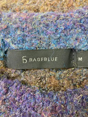 RAGEBLUE/レイジブルー/ニット/セーター/トップス/パープル/M