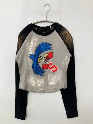 Snarl extra/Tシャツ/カットソー/トップス/グレー/38
