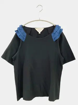 Laura ashley/ローラアシュレイ/Tシャツ/カットソー/トップス/ブラック/1