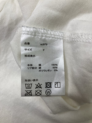 MONO-MART/モノマート/Tシャツ/カットソー/トップス/ホワイト/F