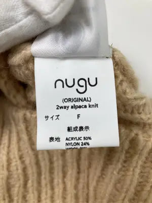 nugu/ヌグ/ニット/セーター/トップス/ベージュ/F
