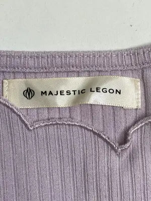 MAJESTIC LEGON/マジェスティックレゴン/Tシャツ/カットソー/トップス/パープル/S