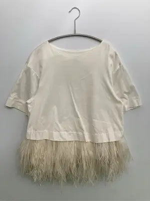 LE CIEL BLEU/ルシェルブルー/Tシャツ/カットソー/トップス/ホワイト/36