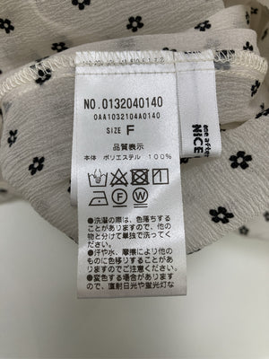 NICE CLAUP/ナイスクラップ/シャツ/ブラウス/トップス/ホワイト/F