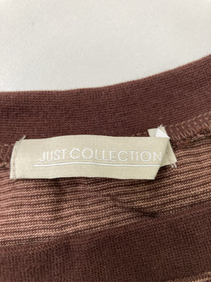 JUST COLLECTION/ジャストコレクション/Tシャツ/カットソー/トップス/ブラウン/F