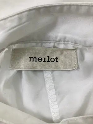 merlot/メルロー/シャツワンピース/ワンピース/ドレス/ホワイト/F